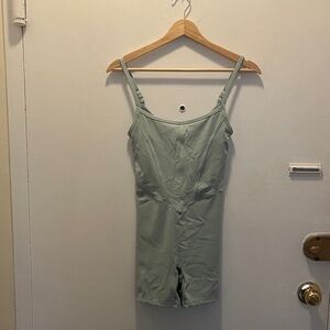 Sage Green Fitted Unitard